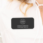 会社のロゴ |黒人社員モダンスタッフ 名札