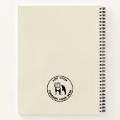 会社のロゴWebサイトの企業の追加 ノートブック (裏面)