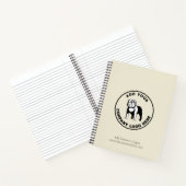 会社のロゴWebサイトの企業の追加 ノートブック (内部)