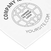 会社のロパーソナライズされたゴくもの巣のアドレス ショートテーブルランナー (コーナー)