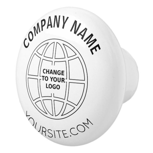 会社のロパーソナライズされたゴくもの巣のアドレス セラミックノブ (右)