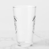 会社のロパーソナライズされたゴくもの巣のアドレス タンブラーグラス (左)