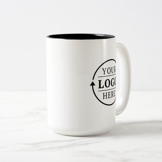 会社のロパーソナライズされたゴのプロモーションマグカップ ツートーンマグカップ (正面右)