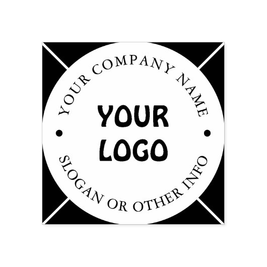 会社の丸型スタンプを作成する ラバースタンプ (インプリント)