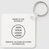 会社の企業のプロフェッショナルロゴ キーホルダー (裏面)
