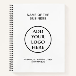 会社の企業のプロフェッショナルロゴ ノートブック