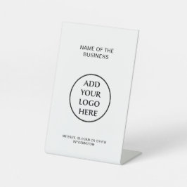 会社の企業のプロフェッショナルロゴ 台座サイン