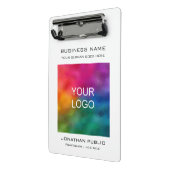 会社の企業のロゴのテキストの追加 ミニクリップボード (アングル2)