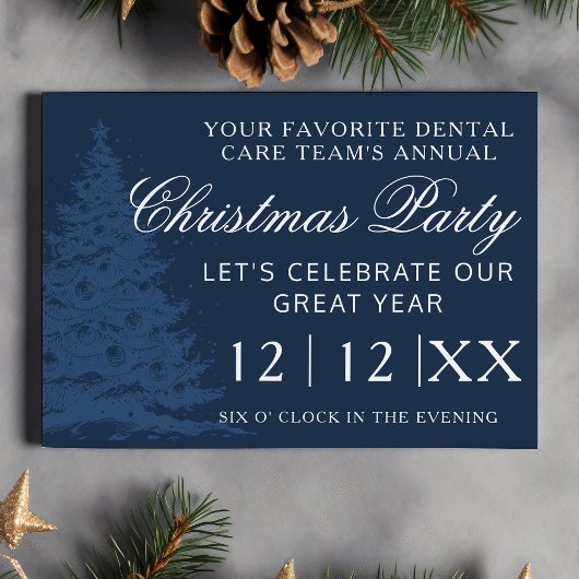 会社の休日イベント企業のクリスマスパーティー 案内状