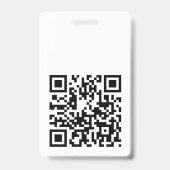 会社の写真IDバッジ バッジ (裏面)