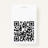 会社の写真IDバッジ バッジ (裏面)