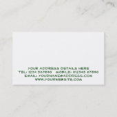 会社の名刺のリサイクル 名刺 (裏面)