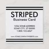 会社の名刺代 スクエア名刺 (正面)