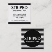 会社の名刺代 スクエア名刺 (正面/裏面)