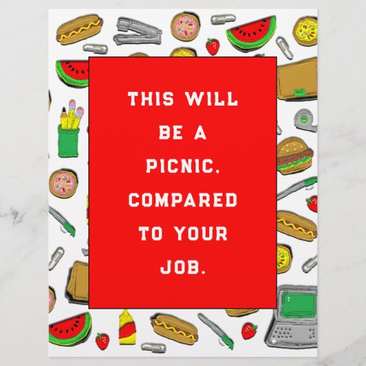 会社の夏のイベントチラシ チラシ (正面)