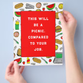 会社の夏のイベントチラシ チラシ (手)