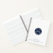 会社の従業員に対するロゴのプロモーション ノートブック (内部)