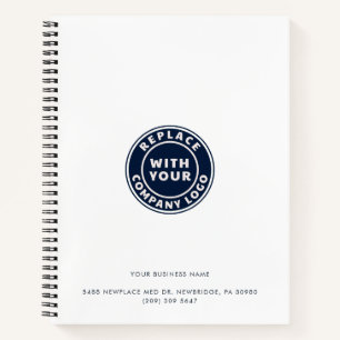 会社の従業員に対するロゴのプロモーション ノートブック