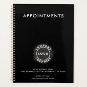 会社の従業員のビジネスロゴの追加アポイントメント プランナー手帳 (正面)