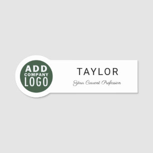 会社の従業員のビジネスロゴの追加 名札