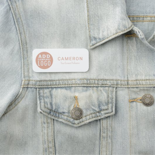 会社の社員のロゴ 名札 (インサイチュ)