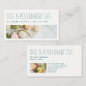 会社の見出しのベーカリーの写真の名刺 名刺 (正面/裏面)