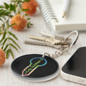 会社の鍵キーチェーンカスタマイズ可能テンプレート キーホルダー (正面右)