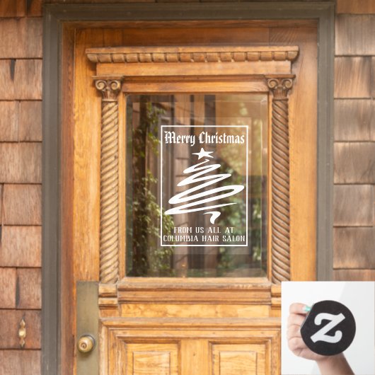 会社の飾りからのクリスマスプレゼント ウィンドウサイン (ホームデコレーション)