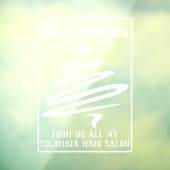 会社の飾りからのクリスマスプレゼント ウィンドウサイン (シート3)