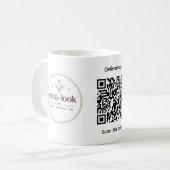 会社のQRコード マグカップ (正面左)