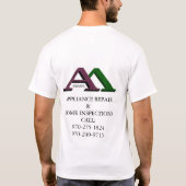会社のTシャツ Tシャツ (裏面)