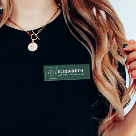 会社はロゴをここにブランド名タグバッジ 名札