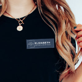 会社はロゴをここにブランド名タグバッジ 名札