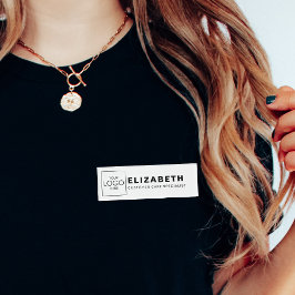 会社はロゴをここにブランド名タグバッジ 名札