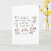 会社は退職します カード (黄色い花)