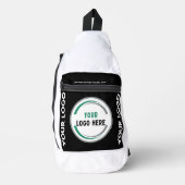 会社または学校のためのブランド特有のバックパック スリングバッグ (正面)