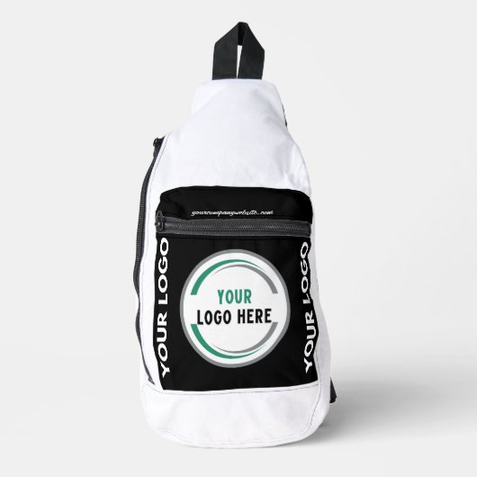 会社または学校のためのブランド特有のバックパック スリングバッグ (正面)