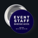 会社イベントスタッフバックステージアクセス 缶バッジ<br><div class="desc">会社イベントスタッフバックステージアクセスボタン</div>