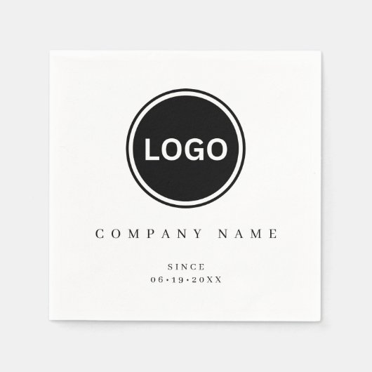 会社イベント記念日カクテル スタンダードカクテルナプキン (正面)