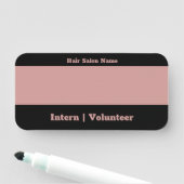 会社インターンボランティア仮任役乾燥消去 名札 (インサイチュ)