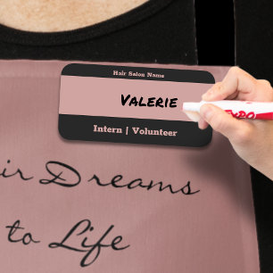 会社インターンボランティア仮任役乾燥消去 名札