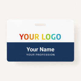 会社インラインロゴID |社員カスタムスタッフ バッジ