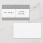 会社エレガントお洒落デザインプモダンライナシック 名刺 (正面/裏面)
