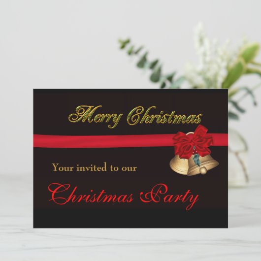 会社エレガントのクリスマスパーティー 招待状 (スタンド正面)