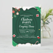 会社エレガントのクリスマスパーティー 招待状 (スタンド正面)