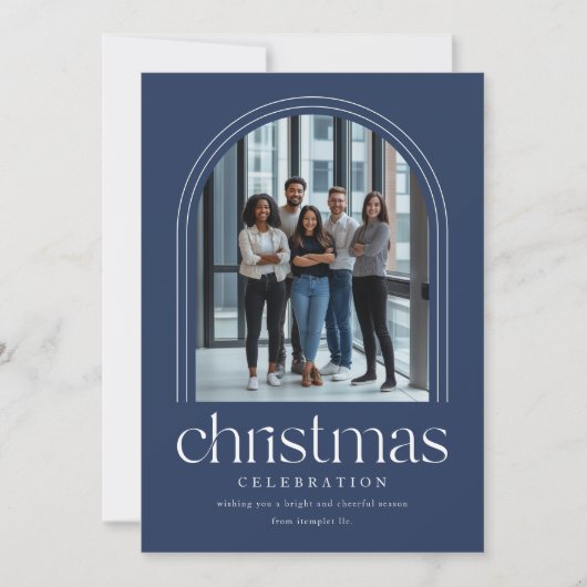 会社エレガントの企業の写真クリスマス シーズンカード (正面)