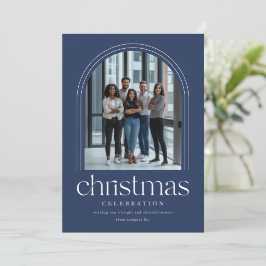 会社エレガントの企業の写真クリスマス シーズンカード (スタンド正面)