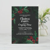 会社エレガントカクテルのクリスマスパーティー招待 招待状 (スタンド正面)