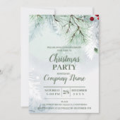 会社エレガントカクテルのクリスマスパーティー招待 招待状 (正面)
