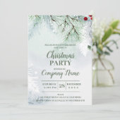 会社エレガントカクテルのクリスマスパーティー招待 招待状 (スタンド正面)